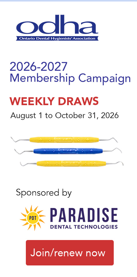 ODHA Membership campaign weekly draw sponsored by Philips